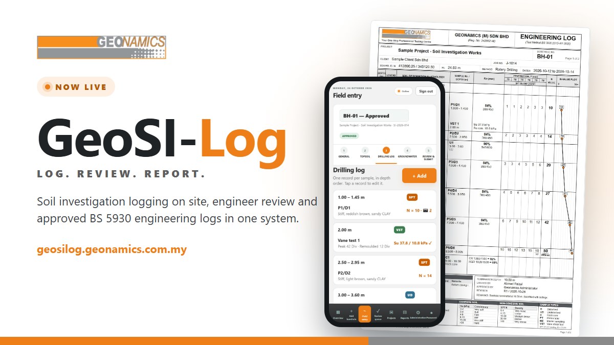 GeoSI-Log launch - Geonamics